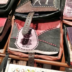 Hand Made - Fab little my (moomin) no 2 handbag made of recycled leather, july 2014 - this one i might have snapped up...