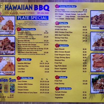Yummy Hawaiian BBQ - Current menu as of 8-02-25 - Hawaiian Near Me - Oxnard, California Yummy Hawaiian BBQ - Current menu as of 8-02-25 - Hawaiian Near Me - Oxnard, California