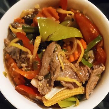 99 Thai Fusion - Ginger Stir-Fry with beef entree - Thai Near Me - Layton, Utah