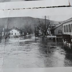 The Doyle Hotel - Flood of March 1936, main street Duncannon, Pa.