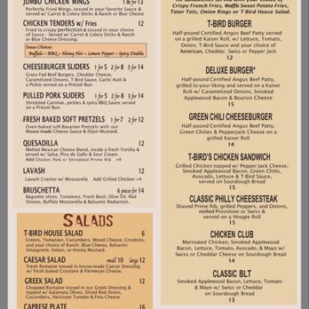 T-Bird Tavern - Menu - Cocktail Bars Near Me - Scottsdale, Arizona T-Bird Tavern - Menu - Cocktail Bars Near Me - Scottsdale, Arizona