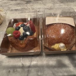 Mixed berry danish and lemon cloud donut Mixed berry danish and lemon cloud donut