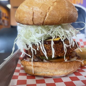 Katsu Burger - Close up of the  Ronin BBQ - Japanese Near Me - Kent, Washington