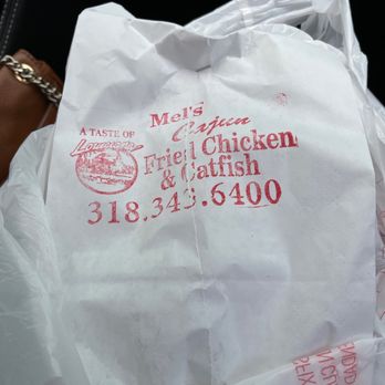 Mel's Cajun Fried Chicken & Catfish - a bag of chicken - Cajun/Creole Near Me - Monroe, Louisiana Mel's Cajun Fried Chicken & Catfish - a bag of chicken - Cajun/Creole Near Me - Monroe, Louisiana