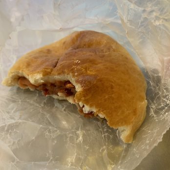 VIP Coffee II - Char Siu Bao - aka - roast pork bun - not good (left half uneaten) - Bakeries Near Me - Brooklyn, New York