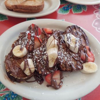Lulu's Cafe - Banana Bread Nutella French Toast - Sandwiches Near Me - West Nyack, New York
