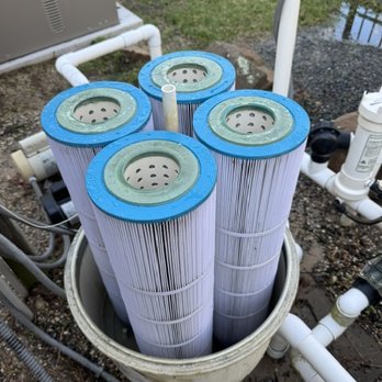 Pristine Pool Service - Clean Set of Filter Cartridges - Pool Cleaners Near Me - Spring, Texas