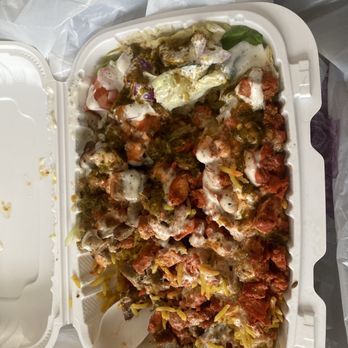 NY Gyro Lunch - Chicken and lam over rice with salad - Food Stands Near Me - Philadelphia, Pennsylvania NY Gyro Lunch - Chicken and lam over rice with salad - Food Stands Near Me - Philadelphia, Pennsylvania