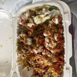 NY Gyro Lunch - Chicken and lam over rice with salad