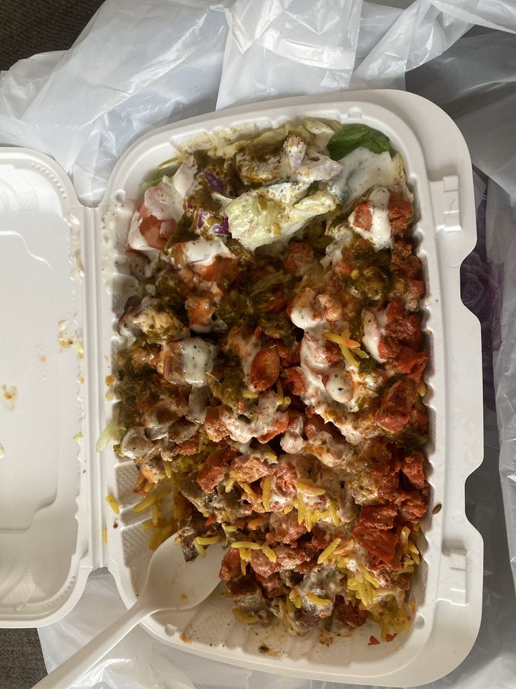 Food from NY Gyro Lunch