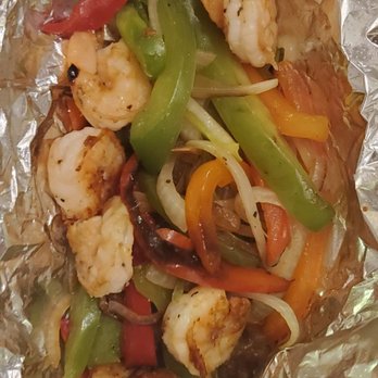 Wapo Tacos - $22 shrimp fajitas, without tortilla (not in bag) and only 5 shrimp - Mexican Near Me - Hallandale Beach, Florida Wapo Tacos - $22 shrimp fajitas, without tortilla (not in bag) and only 5 shrimp - Mexican Near Me - Hallandale Beach, Florida