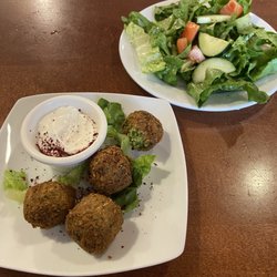 Cleopatra - Falafel, appetizer, and side salad