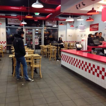 Five Guys - Inside - Burgers Near Me - San Jose, California