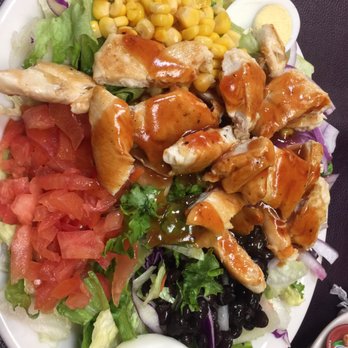 Flo's Country Cafe - BBQ chicken salad! - American Near Me - Cherry Valley, California