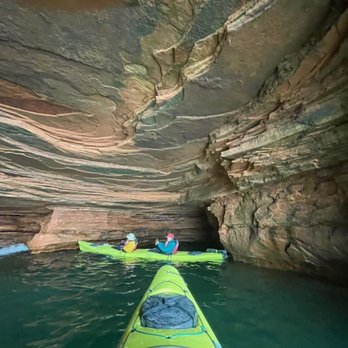 Apostle Islands Kayaking - In one of the sea caves - Rafting/Kayaking Near Me - Bayfield, Wisconsin Apostle Islands Kayaking - In one of the sea caves - Rafting/Kayaking Near Me - Bayfield, Wisconsin