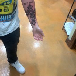 Katana Tattoo - Cross