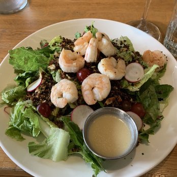 Earls Kitchen + Bar - Spring Greens Grains with Shrimp - New American Near Me - Somerville, Massachusetts