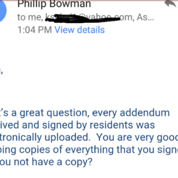 BluWater Apartments - Manager's response when I asked why he couldn't provide proof of this addendum I supposedly signed. - Apartments Near Me - Jacksonville Beach, Florida BluWater Apartments - Manager's response when I asked why he couldn't provide proof of this addendum I supposedly signed. - Apartments Near Me - Jacksonville Beach, Florida