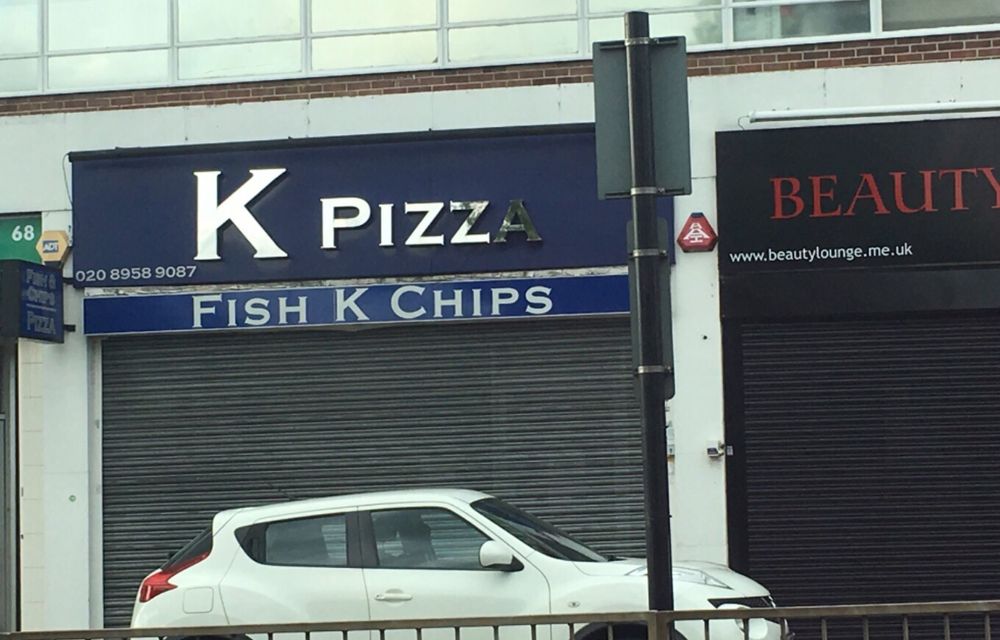 K PIZZA 66 Edgware Way, Edgware, London, United Kingdom Pizza