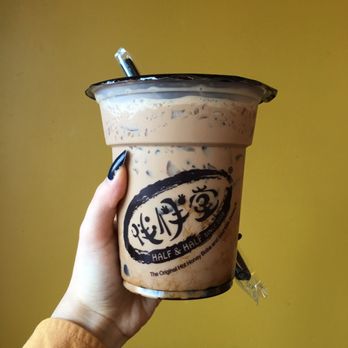 Half & Half Tea Express - Boba milk tea! My go to when first trying a place - Juice Bars & Smoothies Near Me - Monterey Park, California
