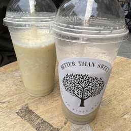 piña colada & vanilla chai smoothies