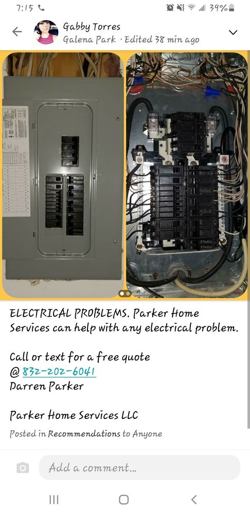 Slide of Parker Home Services