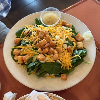 Tiffany's Restaurant & Cafe - Huge spinach salad. - American Near Me - Des Plaines, Illinois Tiffany's Restaurant & Cafe - Huge spinach salad. - American Near Me - Des Plaines, Illinois