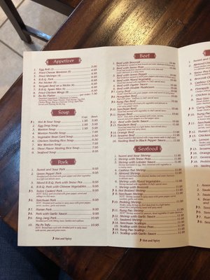Menu photo 8 Bamboo City Grand Junction, CO