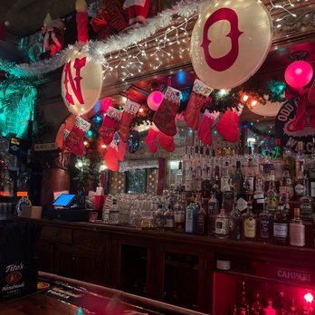Oddfellows Liquor Bar - a bar decorated for christmas - Dive Bars Near Me - Columbus, Ohio Oddfellows Liquor Bar - a bar decorated for christmas - Dive Bars Near Me - Columbus, Ohio