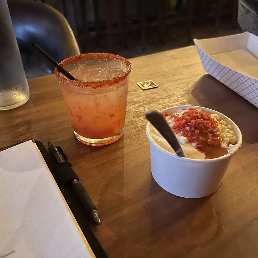 Las Almas Rotas - Had an Esquite and a mangonada drink. - Cocktail Bars Near Me - Dallas, Texas