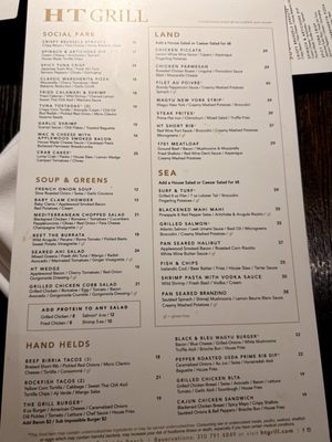 Menu photo 4 HT Grill Redondo Beach, CA