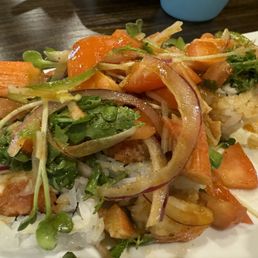 Ceviche roll (sooooo good)