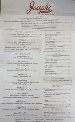 Joseph's Pizza Parlor by null