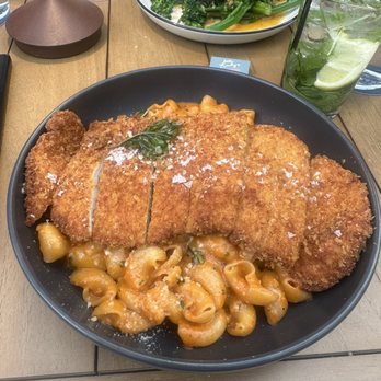 Little Ruby's Dallas - Spicy pasta with the chicken added - Australian Near Me - Dallas, Texas Little Ruby's Dallas - Spicy pasta with the chicken added - Australian Near Me - Dallas, Texas