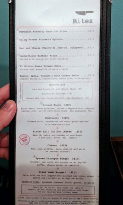 Menu photo 2 Winter Hill Brewing Somerville, MA