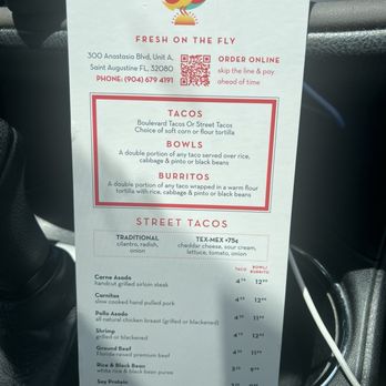 Osprey Tacos - 7.2026 - Tex-Mex Near Me - Saint Augustine, Florida