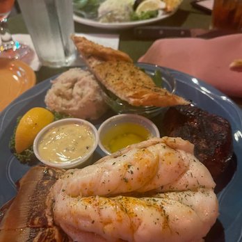 Flamingo Grill - Lobster Tail and Filet Mignon- Service was great and the food was perfect. Definitely will make a stop when we are in Myrtle every time. - Seafood Near Me - Myrtle Beach, South Carolina