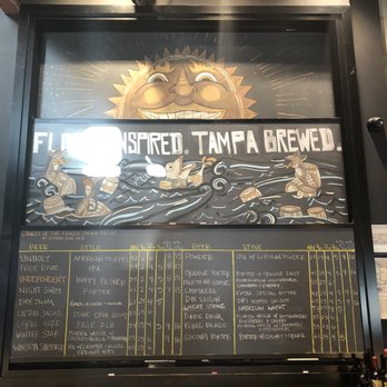 Coppertail Brewing Co - Beer menu! - Bars Near Me - Tampa, Florida