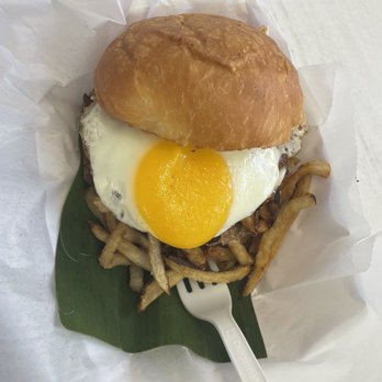 Frita Batidos - Beef Frita with egg - Cuban Near Me - Ann Arbor, Michigan