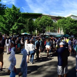 Awesome energy in the picnic area adjacent to the paddock!