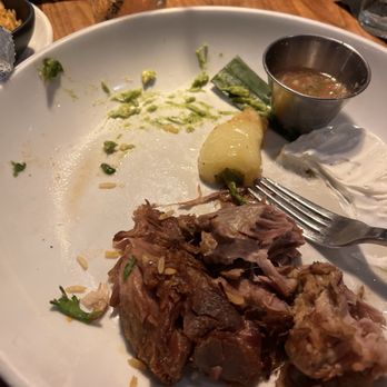 Sol Agave - half eaten carnitas (it was that good) - New Mexican Cuisine Near Me - Santa Monica, California Sol Agave - half eaten carnitas (it was that good) - New Mexican Cuisine Near Me - Santa Monica, California