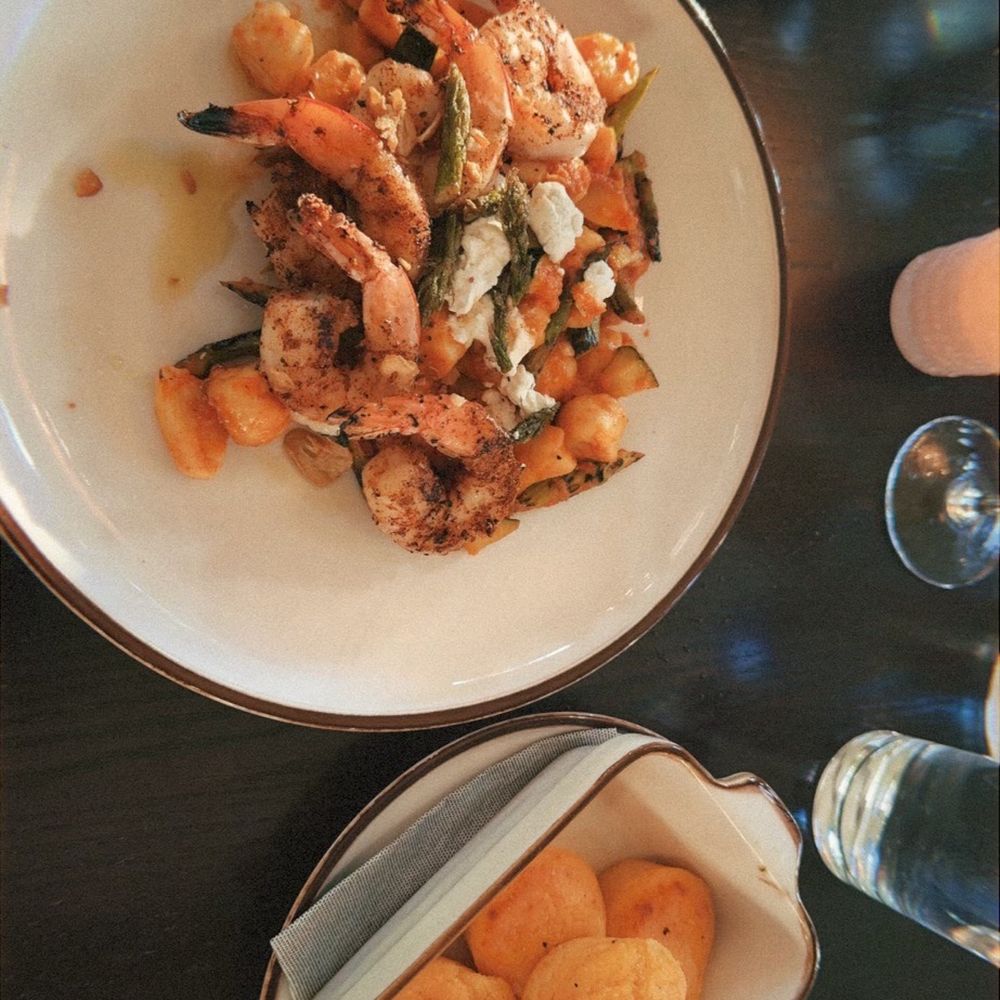 Millstone - Chicken Gnocchi (Sub Blackened Shrimp) and Pimento Corn Muffins - New American Near Me - Lexington, Kentucky Millstone - Chicken Gnocchi (Sub Blackened Shrimp) and Pimento Corn Muffins - New American Near Me - Lexington, Kentucky