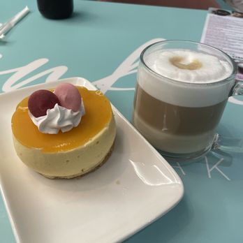 Olenka Peruvian Bistro - Mango Mousse Latte Macchiato - Bakeries Near Me - Weston, Florida