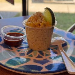 Las Tortugas Deli Mexicana - Street corn in cup