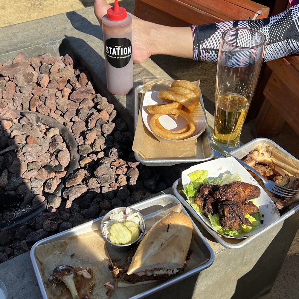 Way Station - Wings, Hot Mess sandwich and Onion Rings - Beer Gardens Near Me - Fairfax, California Way Station - Wings, Hot Mess sandwich and Onion Rings - Beer Gardens Near Me - Fairfax, California