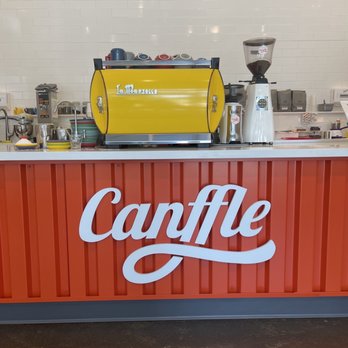 Canffle - Front barista area where they take your orders - Waffles Near Me - Vancouver, British Columbia
