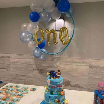 Barosa - Cake table setup in the private party room - Italian Near Me - Rego Park, New York