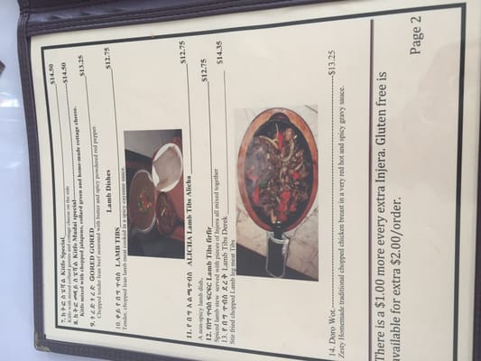 Menu photo 8 Mudai Ethiopian Restaurant San Jose, CA