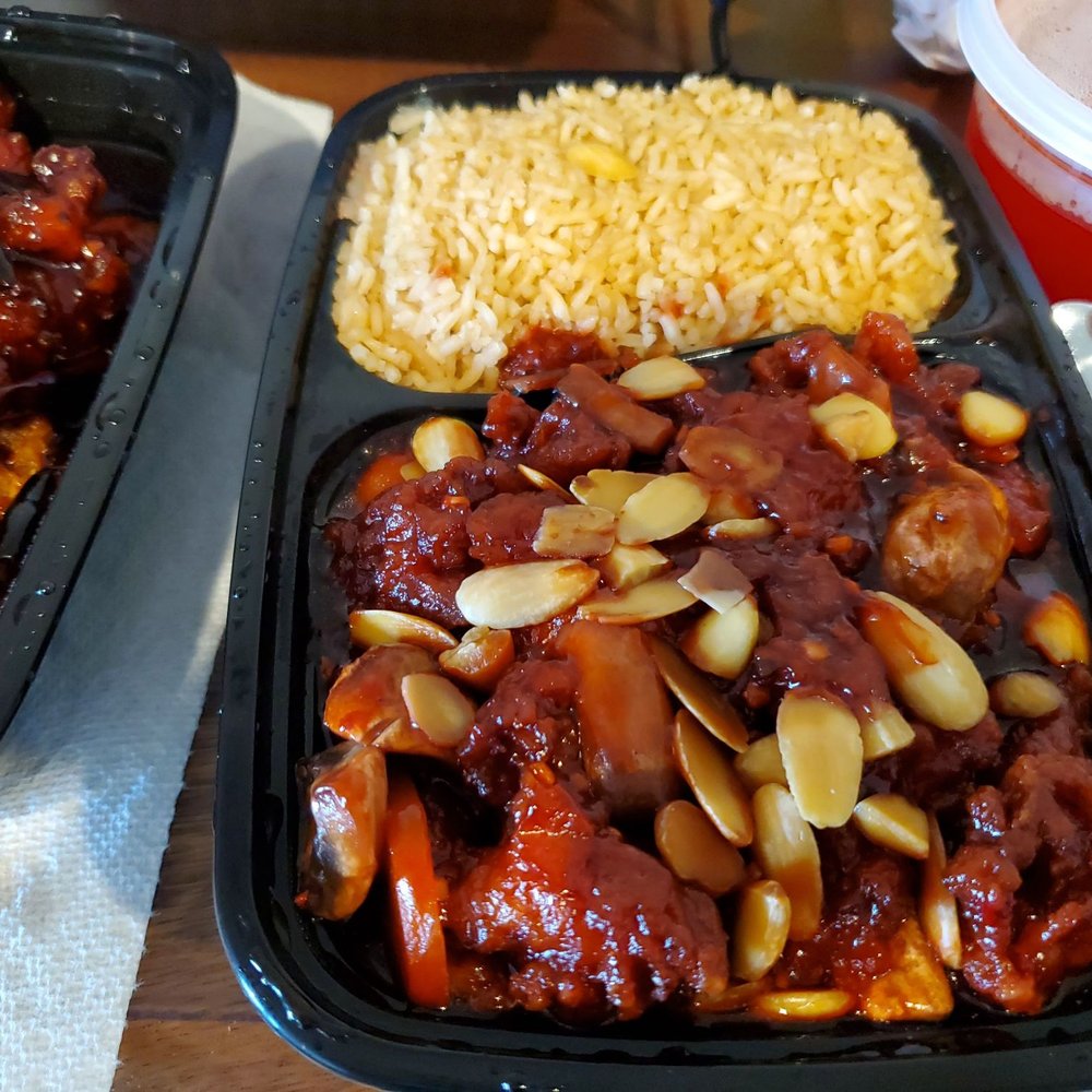 Three Happiness Express - Almond chicken - Chinese Near Me - Omaha, Nebraska Three Happiness Express - Almond chicken - Chinese Near Me - Omaha, Nebraska