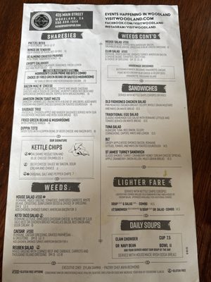 Menu photo 6 Father Paddy's Woodland, CA